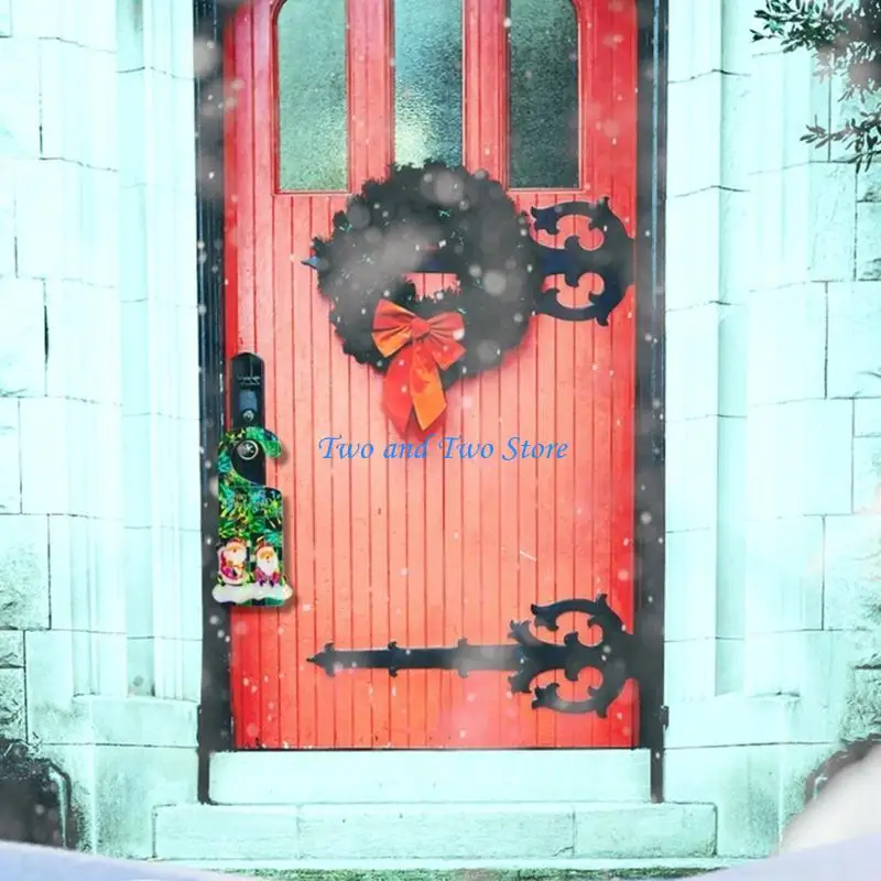 HX6F كريستال المجسم عيد الميلاد مقبض الباب بطاقة الحرف قالب من السيليكون مناسبة للإيبوكسي Crafts بها بنفسك الحرف صنع المجوهرات #5