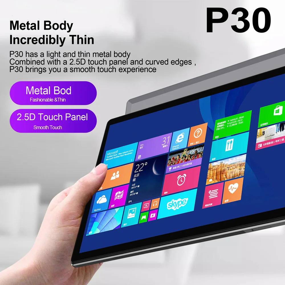 Tablet Octa Core, PC Tablet semua logam ramping 10.1 inci RAM 8GB ROM 256GB Android 12 Dual 4G 5G Wifi jaringan Google