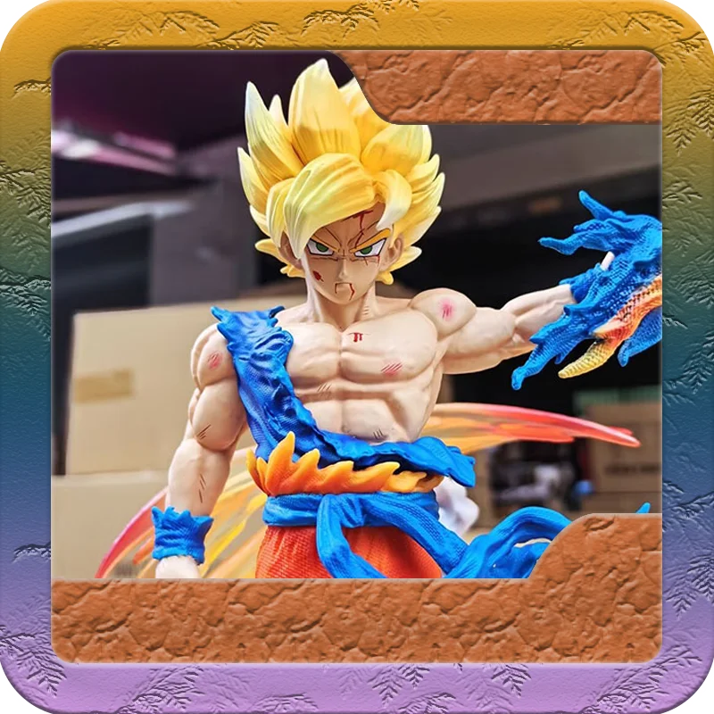 

27cm Dragon Ball Pvc Gk Tyrannosaurus Club Dragon Ball Zhi Resonance Series 12th Super Game Son Gohan Hand Model Decoration Toy