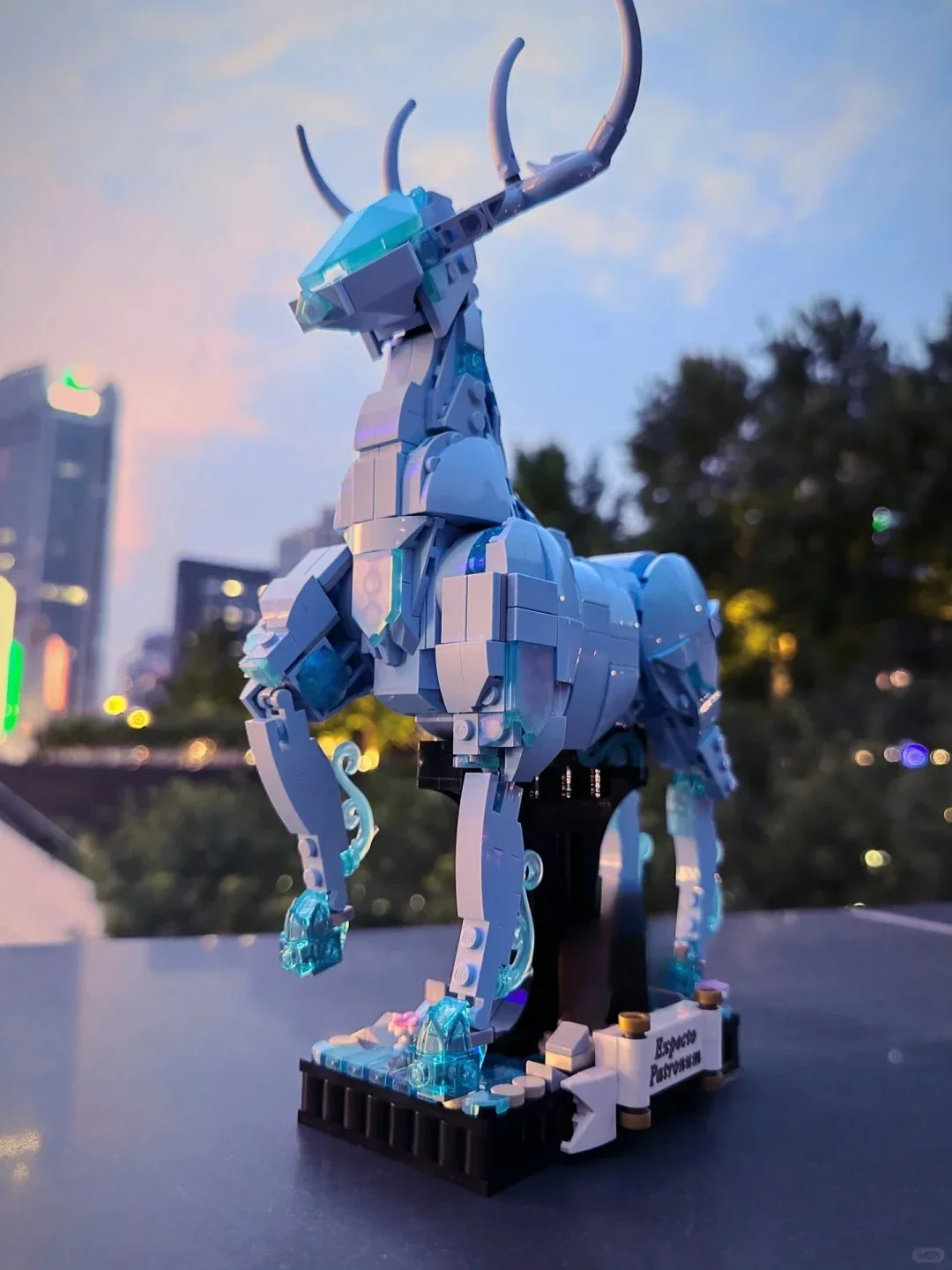 

Новый конструктор MOC «Патронус» 2025 года, совместимый с набором 76414 «2-в-1», развивающая игрушка, подарок на день рождения для детей и взрослых