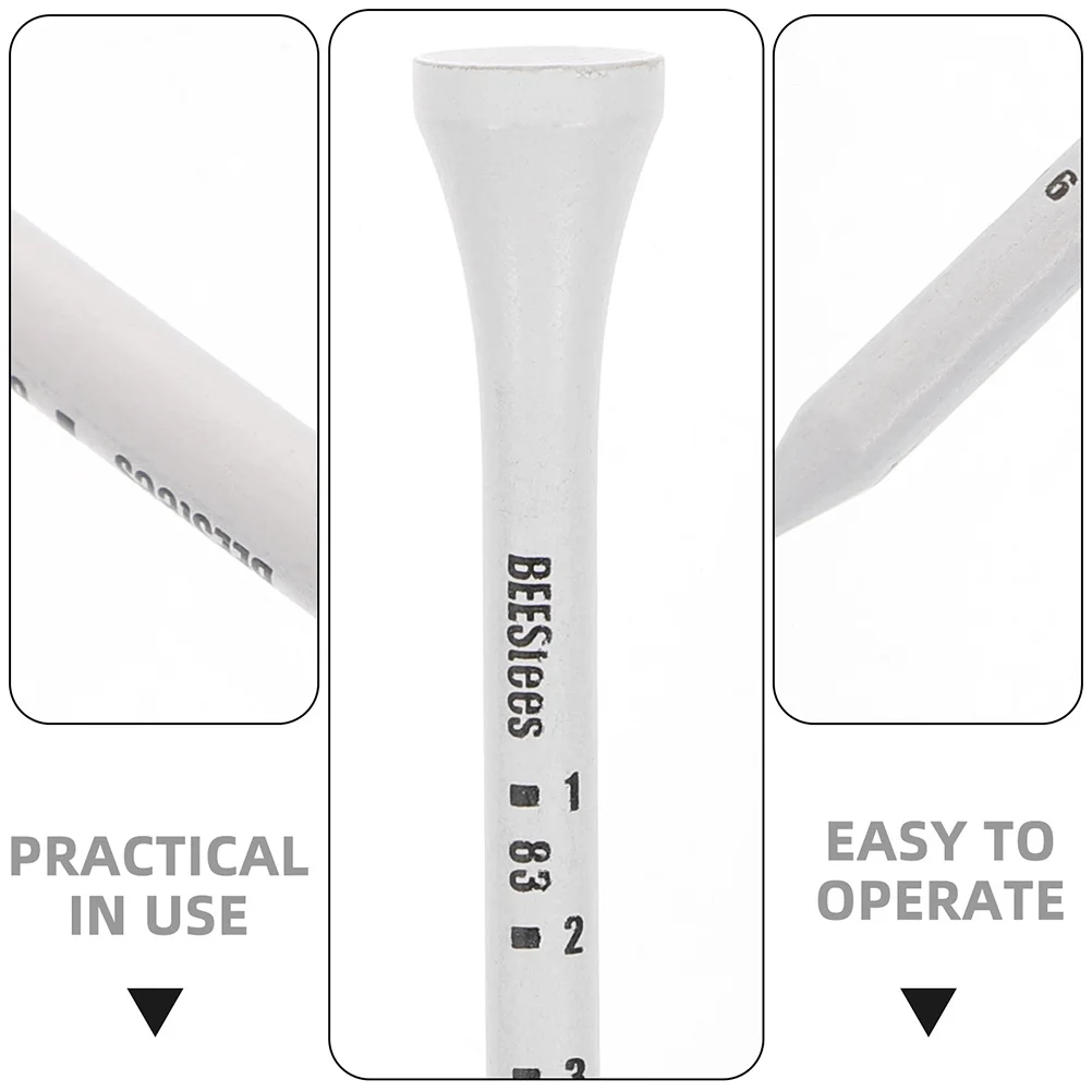 50 قطعة تيز الصلبة خشبية التدريب كرة جولف ملحق أداة إكسسوارات الغولف جولف لوازم الغولف لوازم ممارسة المحملة