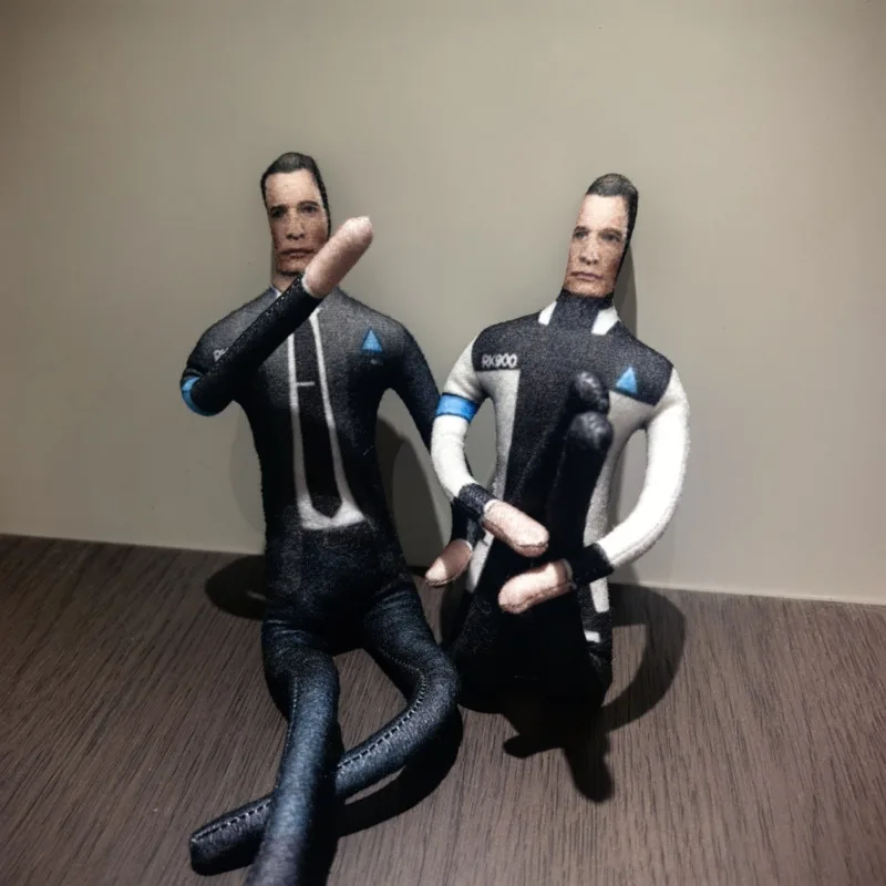 2 шт. хлопковые куклы-фигурки Detroit Connor RK800 RK900 для косплея, забавные декоративные игрушки, коллекционный подарок