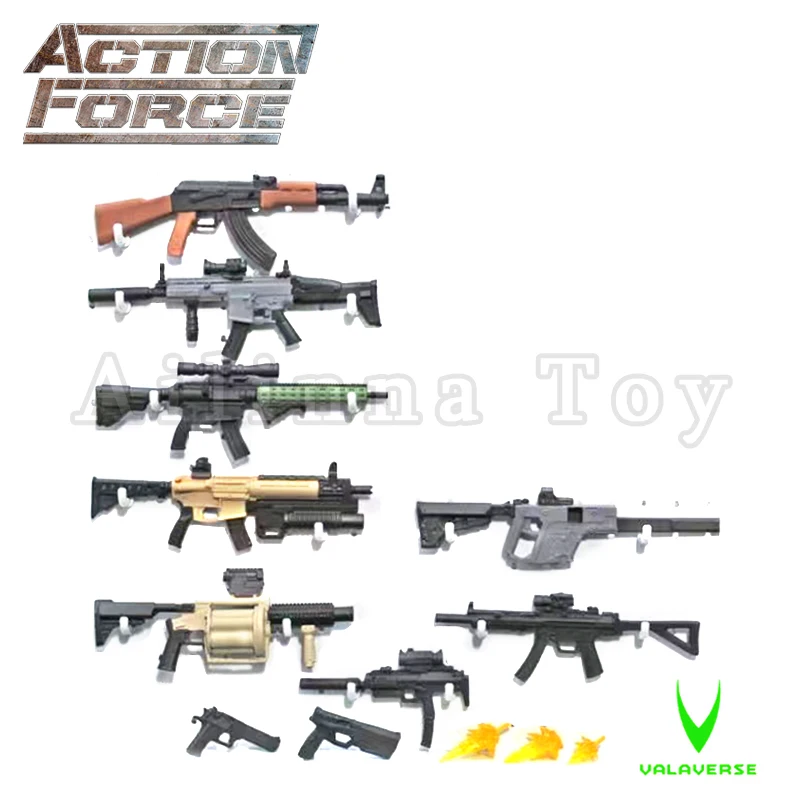 

Valaverse Action Force 1/12 Action Figure Wave 1 Weapons Pack Alpha Anime Collection Model For Gift Free Shipping