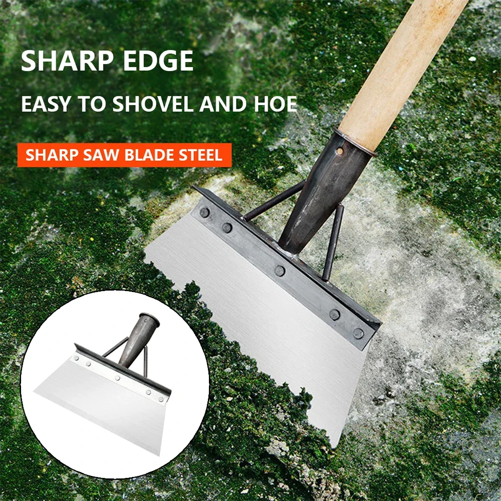 Garden Flat Shovel Multi-Functional Garden Scraper Shovel Farm Weeding Planting Shovel for Digging Weed Removing Loosen Soil