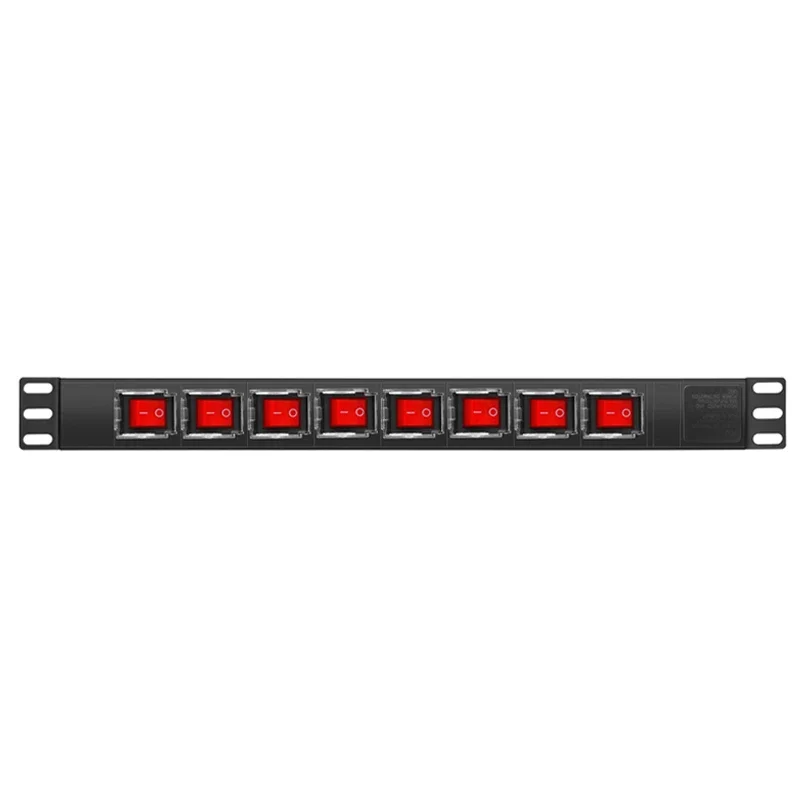 

110v 15A One switch control one outlet Power distrrbution units rack amount PDU With Overload protector