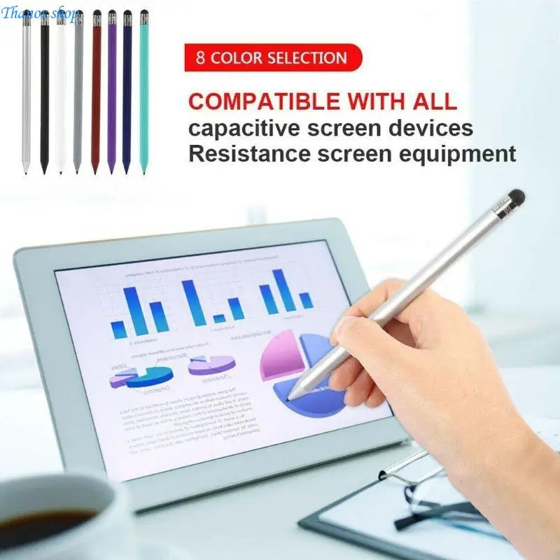 Capacitive Pen Replacement Precise Touchable for Resistance Screen Game Console Navigation Soft-touching X37A