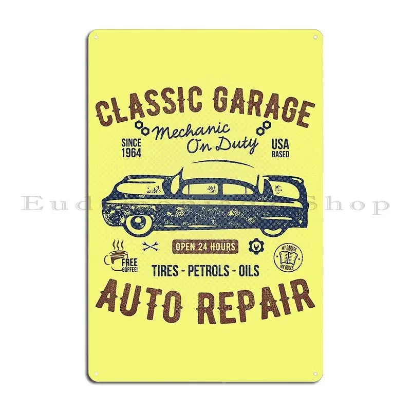 Classic Garage Printer S Metal Plaque Cinema Wall Cave Mural Custom Home Tin Sign Poster