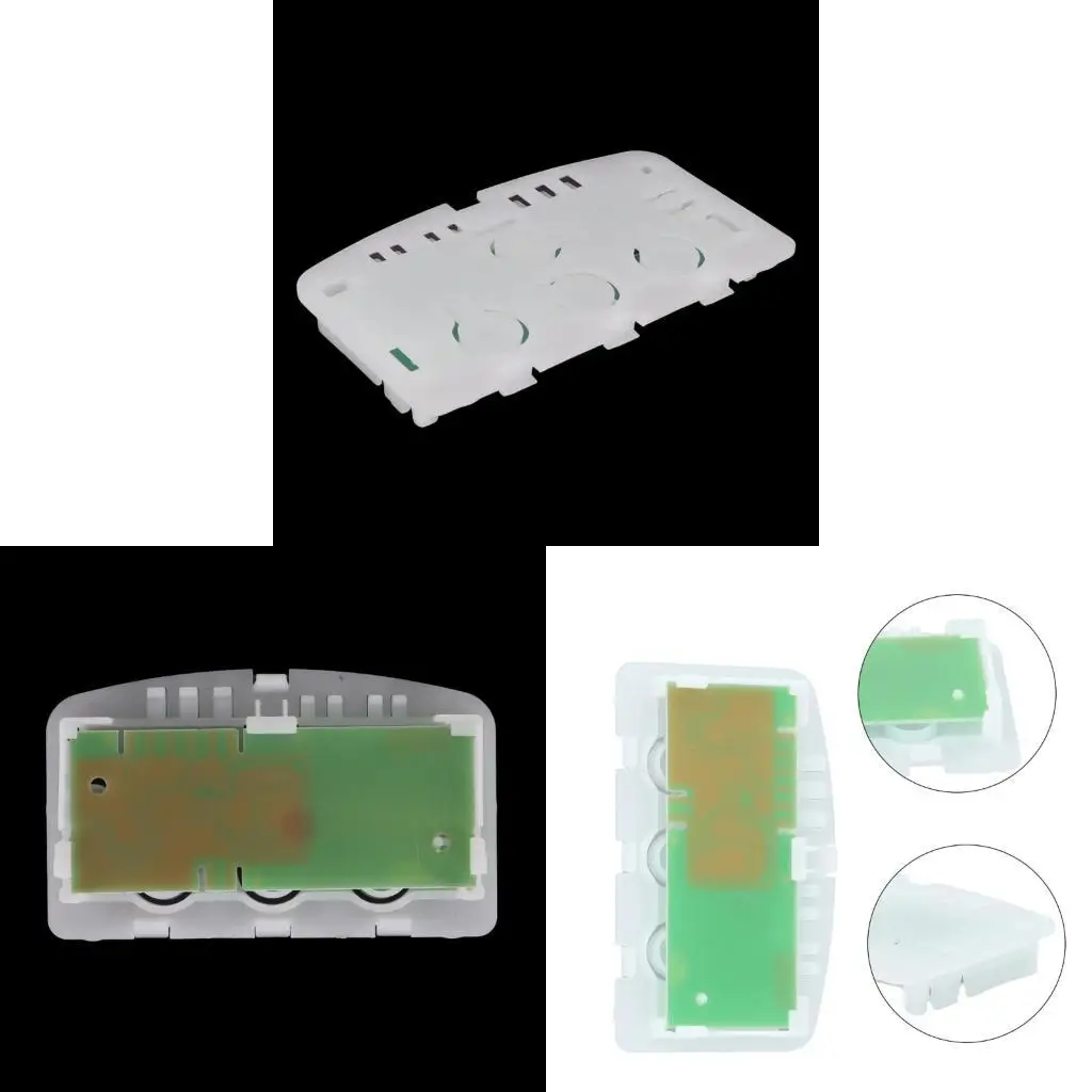 Camping Toilet Flush Control Board Replacement, 50709 Single Plastic Switches Circuit Plate for Thetford SN C250S Car Repair
