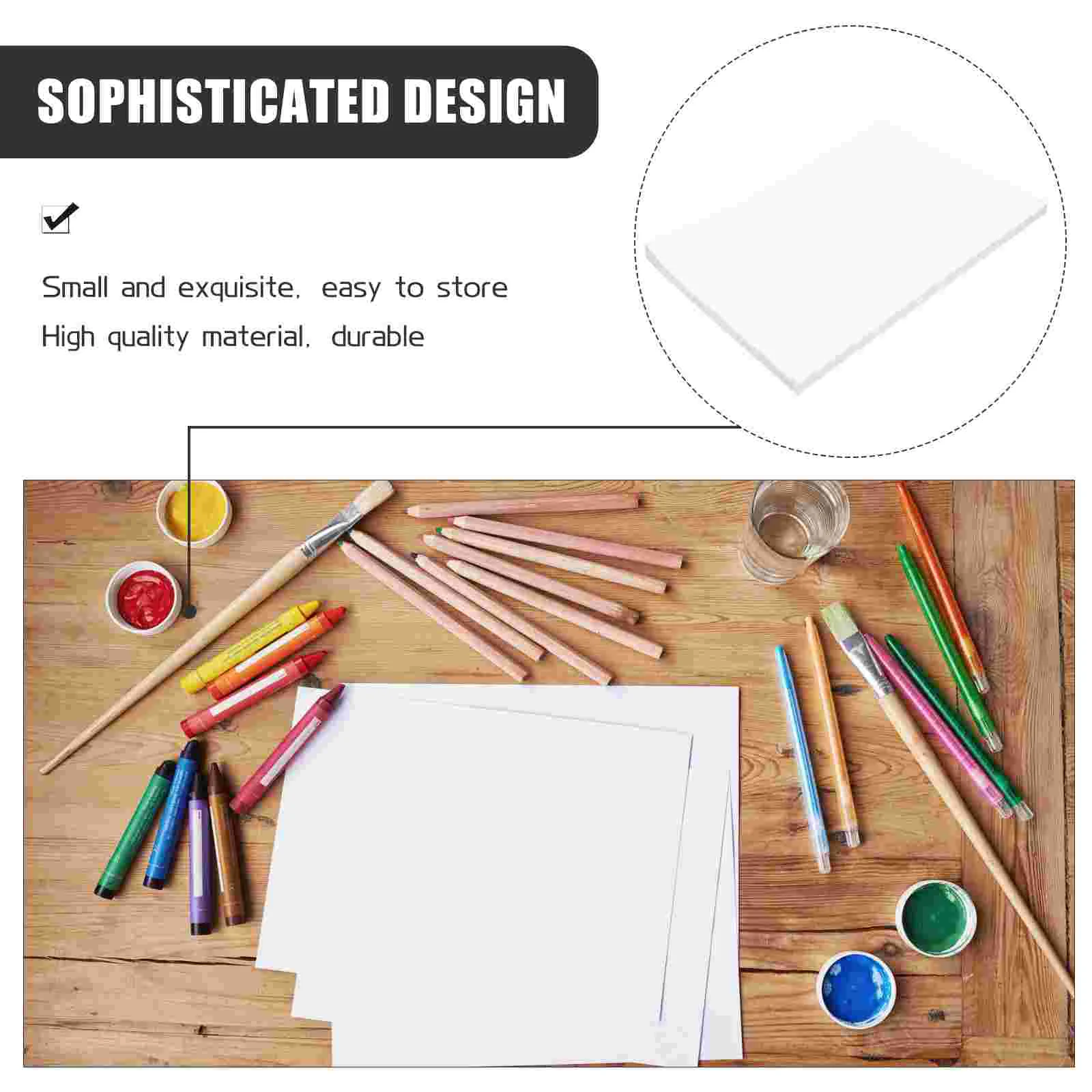 100 Pcs White Cardboard Printing Paper Copy Creative Handmade DIY Student Artists Exquisite Origami