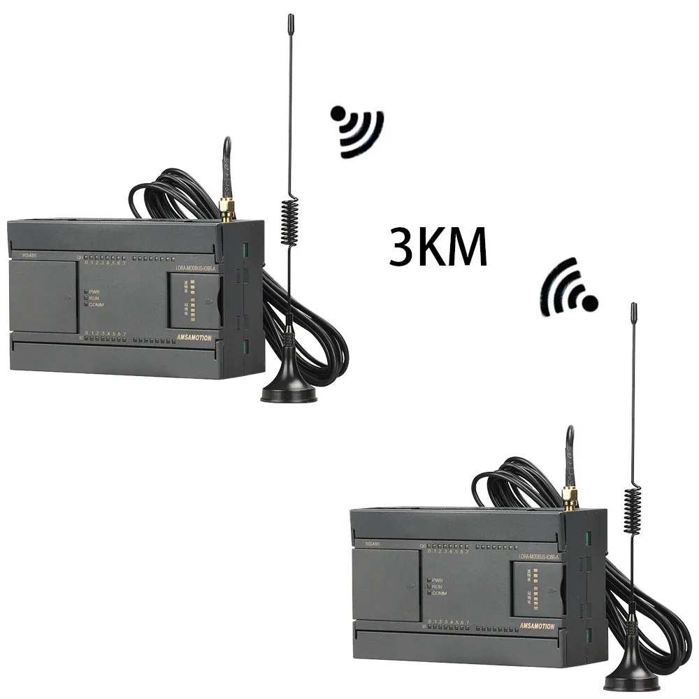 

LORA Wireless MODUBUS Module Remote Control LORA-MODBUS-IO8R-A Communication Digital 8I8O Analog 6I1O