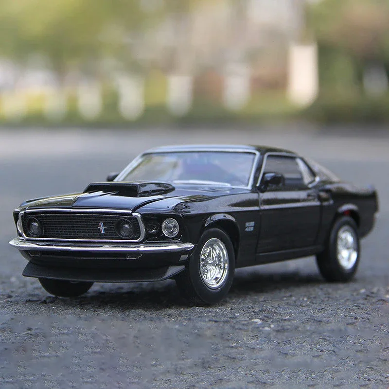 

WELLY 1:24 Ford Mustang Boss 429 1969 Supercar Alloy Car Model Diecasts & Toy Vehicles Collect Car Toy Boy Birthday gifts