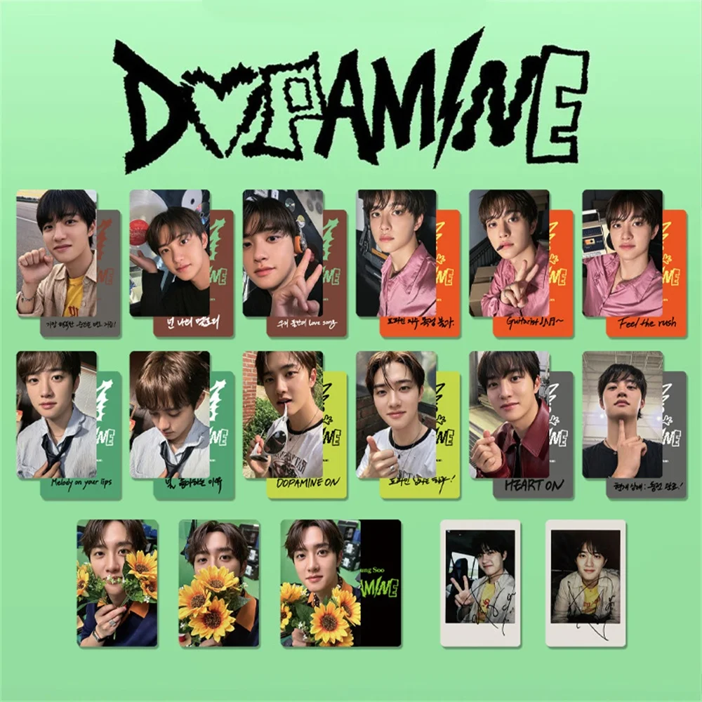 6Pcs/Set D.O Personal New Album DOPAMINE Photocards Double Sides Glossy LOMO Cards High Quality Coated Paper Postcard Fans Gift