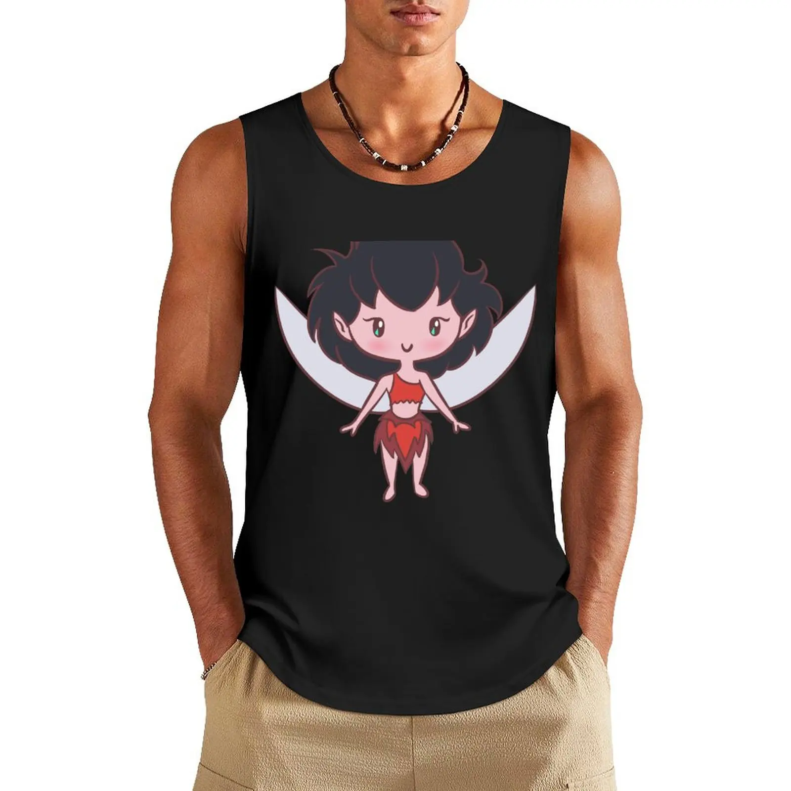 

Crysta - Lil' CutiE Tank Top Men's vest t-shirt for men