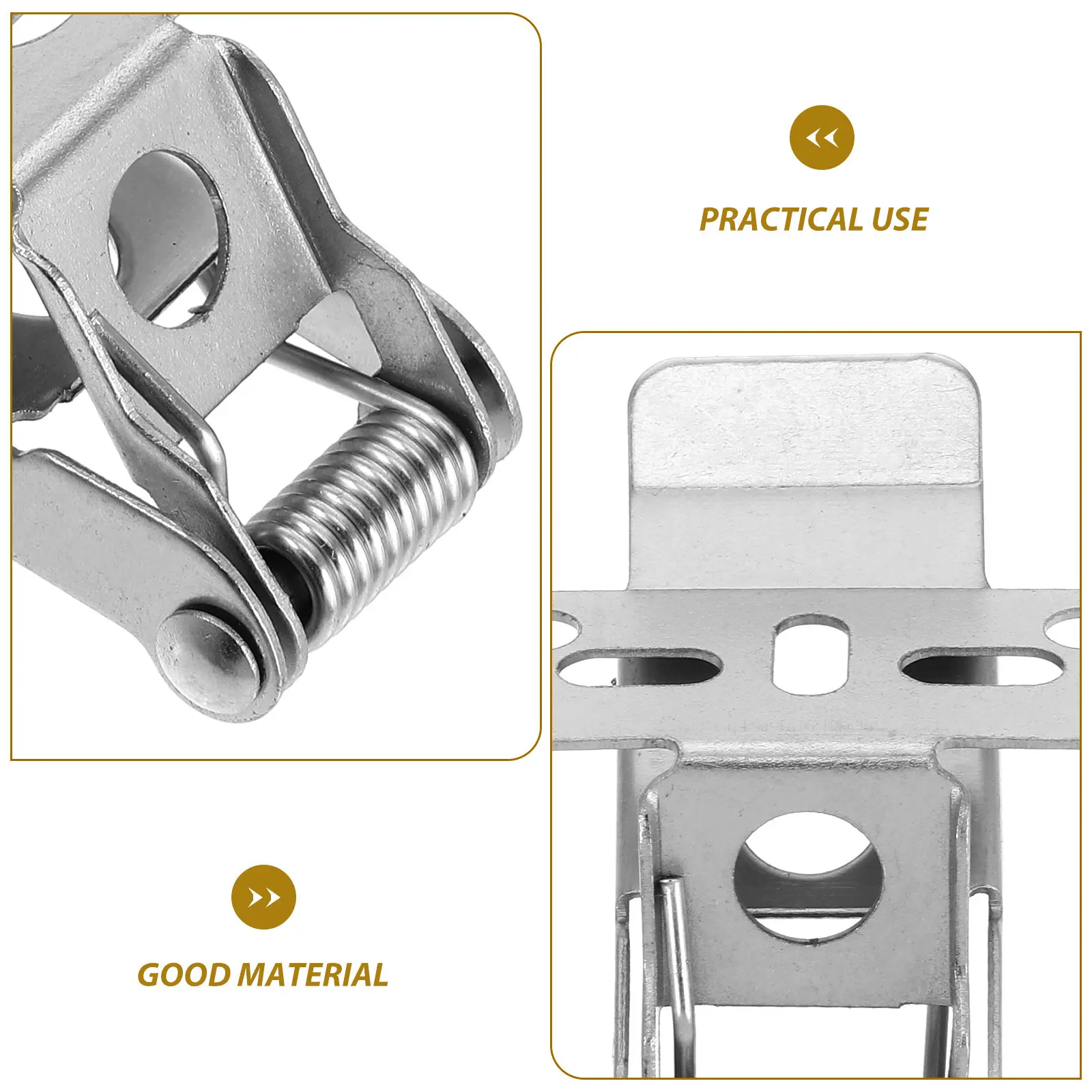 20Pcs Recessed Light Spring Clips Robust Iron Mounting Brackets for Downlight Fixtures Easy Install Lighting Accessory Panel