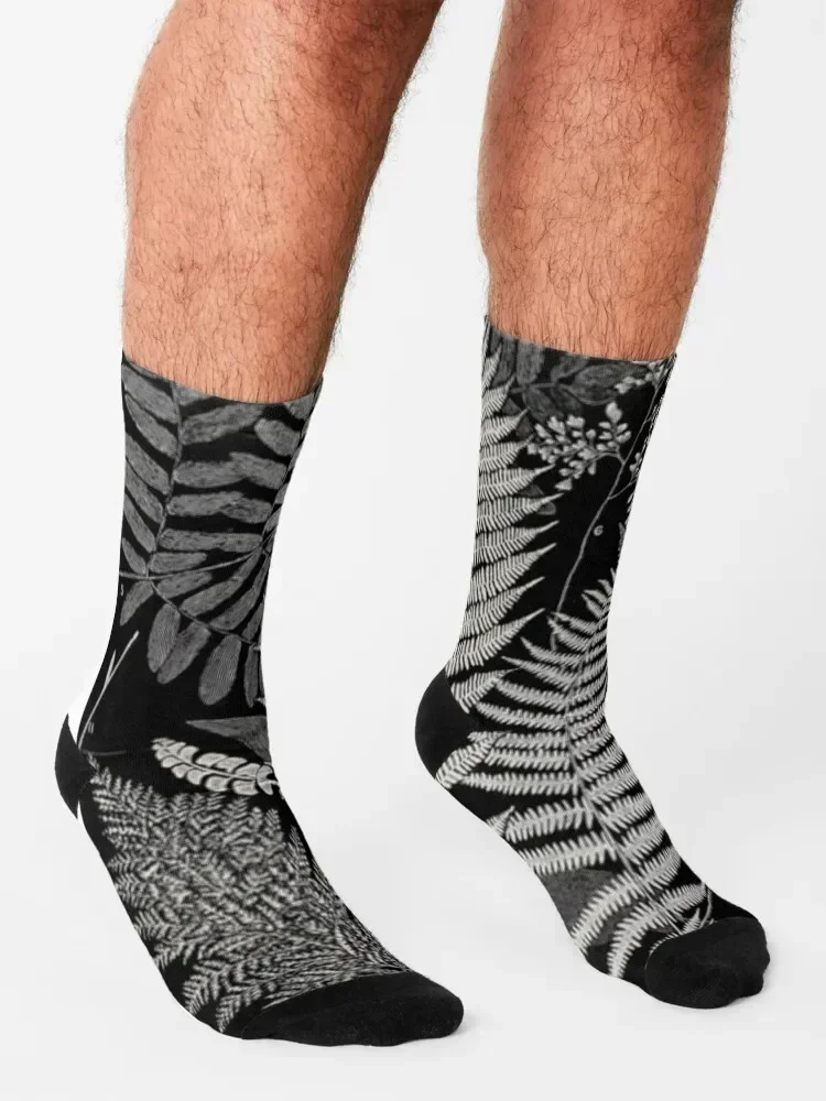 السرخس النباتية الجوارب لطيف kawaii لوكس جوارب السيدات الجوارب الرجال الثلوج عيد الحب هدية الأفكار جوارب رياضية الرجال النساء #3