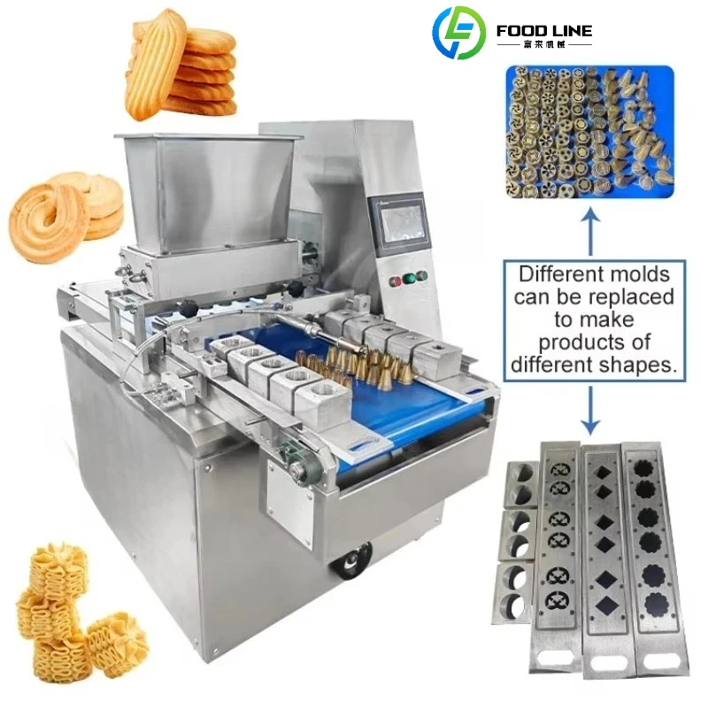 Automatic Biscuit Make Machine Decorate Extruder Drop Cutter Fortune Depositor Cookie Macaron Biscuit Make Machine Customized