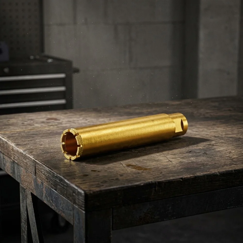 Masonry Drill Bit Diamond Drill Bit Brazed Diamond Particles High Hardness Material Concentric Drilling Stability For M22 Thread