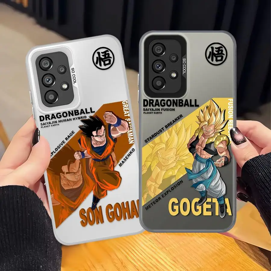 حافظة لهاتف سامسونج جالاكسي A15 A13 A25 A32 A14 A16 A34 A12 A24 A23 A17 غطاء ناعم اليابان لعبة دراغون بول سون جوهان جوكو