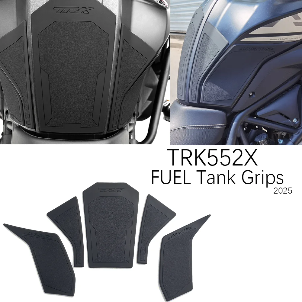 

For Benelli TRK 552X TRK502 X Tank TRK552X TRK502X 2025 Motorcycle Tank Grips TRK 552 X Tank Grips Knee Grip Decals 2022-