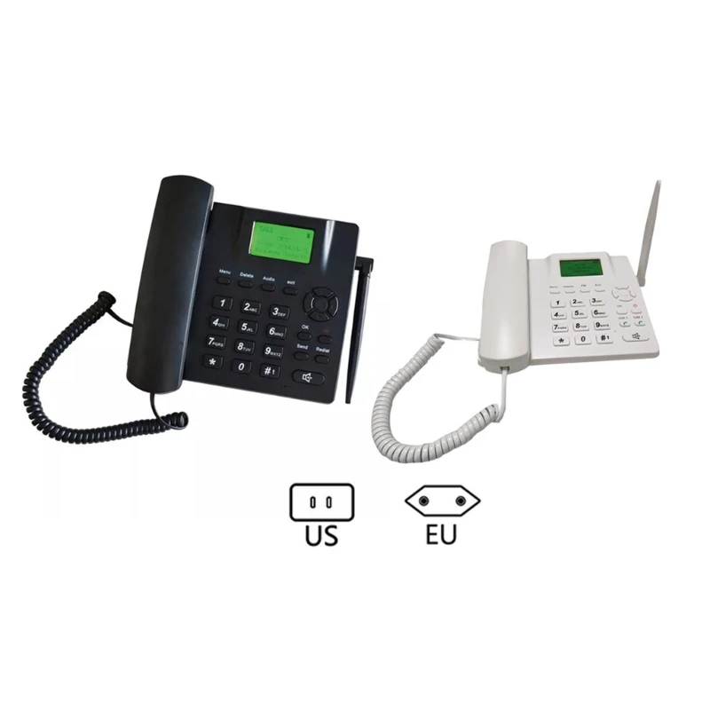 Portable Desktop Phone Home Wireless Desktop Phone with Caller Display Call History Functions Support Multi-languages