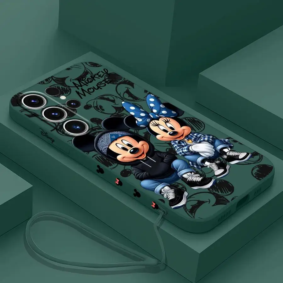 Disney Mickey Minnie Mouse Cool Phone Case for Samsung Galaxy S22 S23 Ultra 5G S20 FE S21 Plus S24 Ultra S21 Silicone Cover