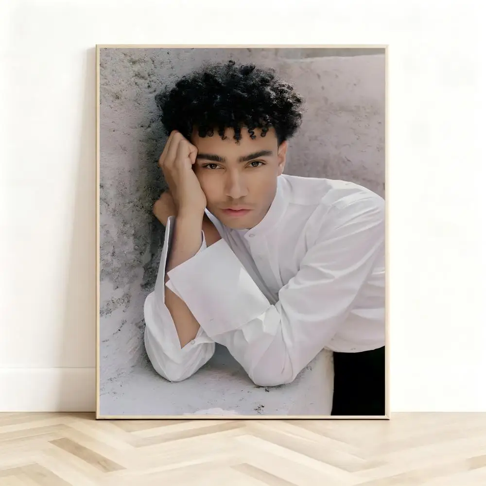 Charismatic Rising Performer A-Archie Madekwe Poster Classic Self-Adhesive PP Wall Sticker for Living Room Bar Decor Gift