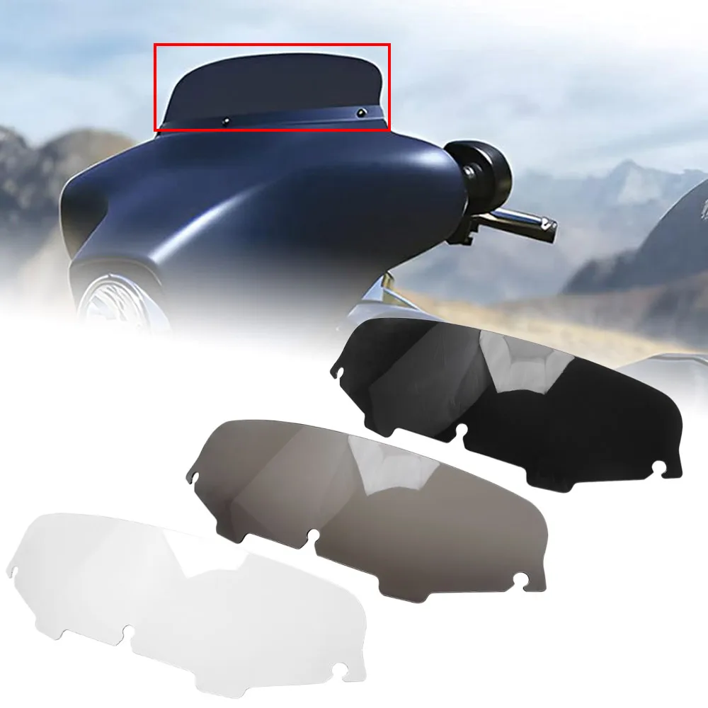 

5" Windshield Fits For Harley Street Glide Electra Glide Ultra Classic Tri Glide Cvo Ultra Classic 1996-2013 Smoke Black Clear