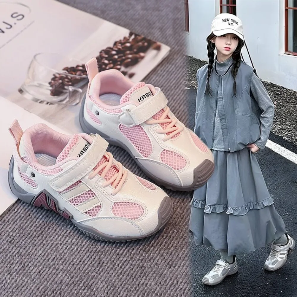 

Kids Sneakers 2026 Summer Comfortable Breathable Children's Sport Shoes Non Slip Hard Wearing Soft Sole Girls Boys Casual Shoes