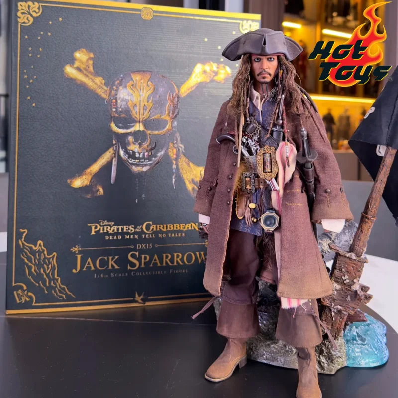 

#Brand new stock # HOTTOYS HT DX15 Caribbean Pirate Captain Jack Johnny Depp Action Figure Model Toys Gifts