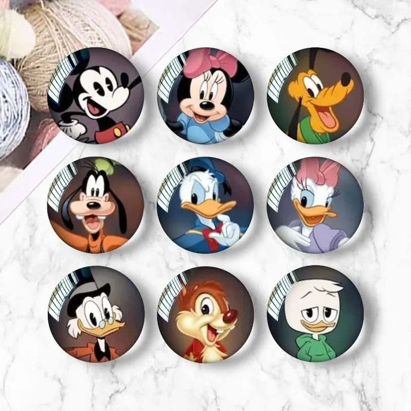 Disney Mickey Minnie Kaczor Donald Stokrotka Kreskówka Śliczny Kreatywny Magnes na Lodówkę Prezent Kawaii Anime Film Dekoracja Lodówki