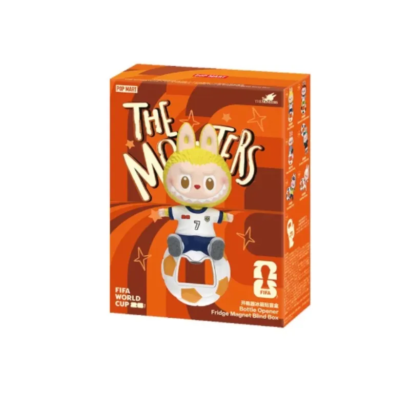 

POPMART THE MONSTERS × FIFA Series Bottle Opener Refrigerator Blind Box Exquisite Creative Peripheral Genuine Gifts in Stock