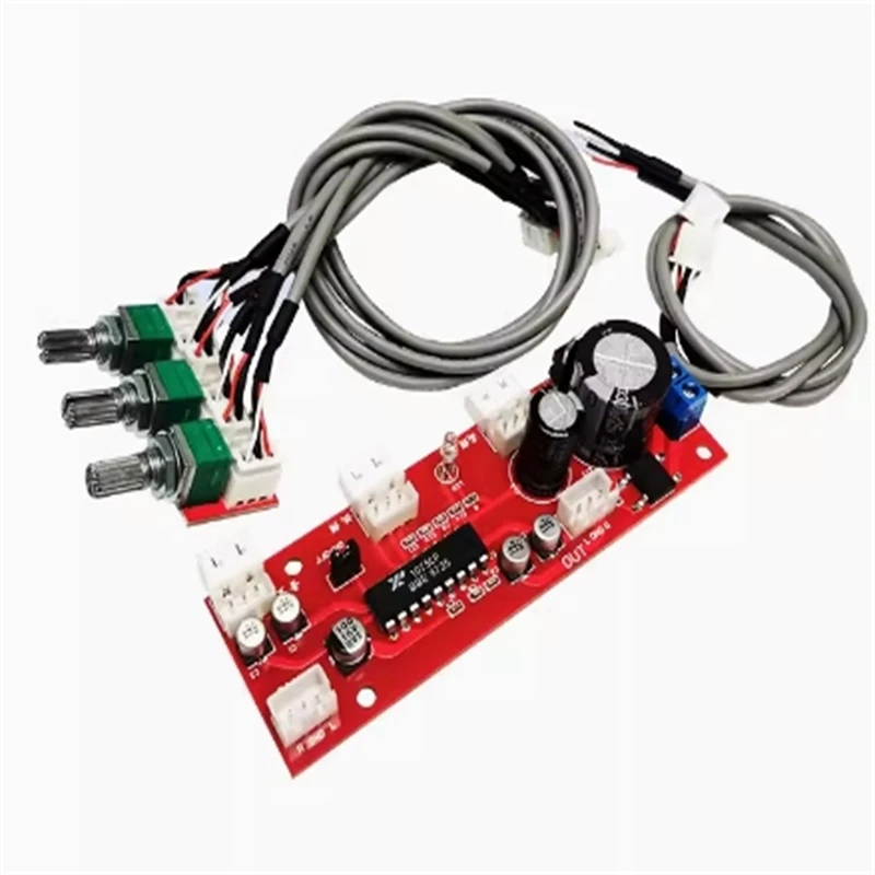 BBE tone board front stage XR1075 chip single power supply high and low frequency adjustable potentiometer fixed and separate ve