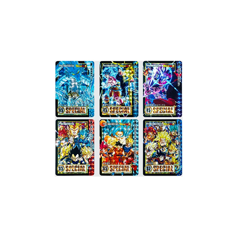 Diy Dragon Ball Son Goku Yamcha Bulma Tien Shinhan Majin Buu Anime Character Collection Card Homemade Cartoon Toy Christmas Gift view 2