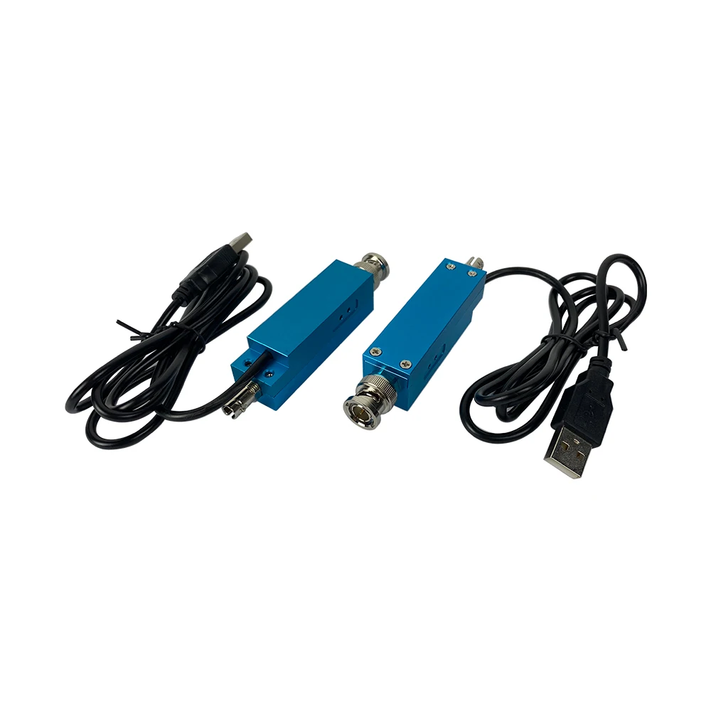 2026 Mini 12g sdi to fiber converter 4K@60 12G-SDI to fiber optic transmitter receiver st fiber connector