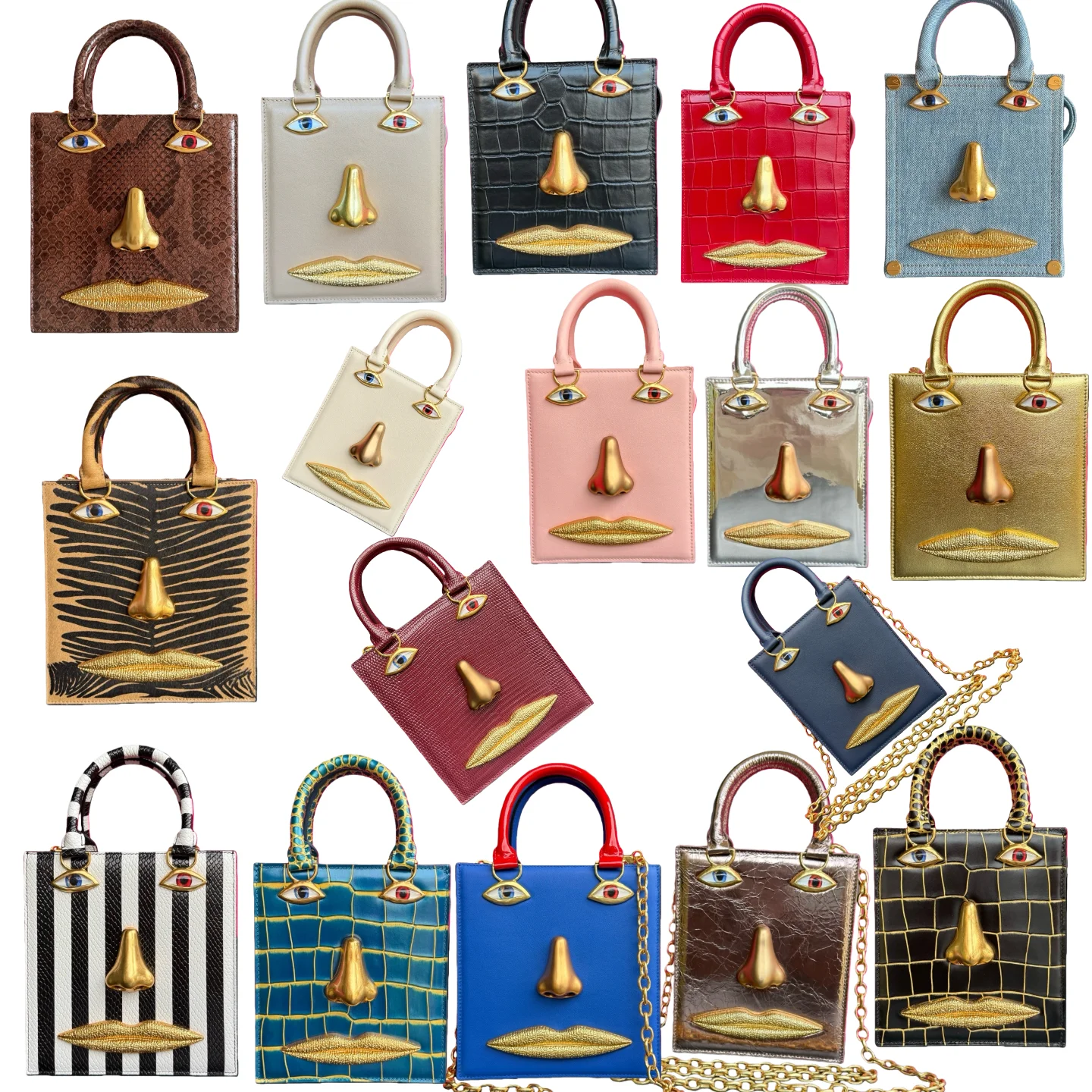 

YK2025 New Bag Emoji Handbag Fashion Versatile Luxury Premium Gift Daily Matching Fashion Trend