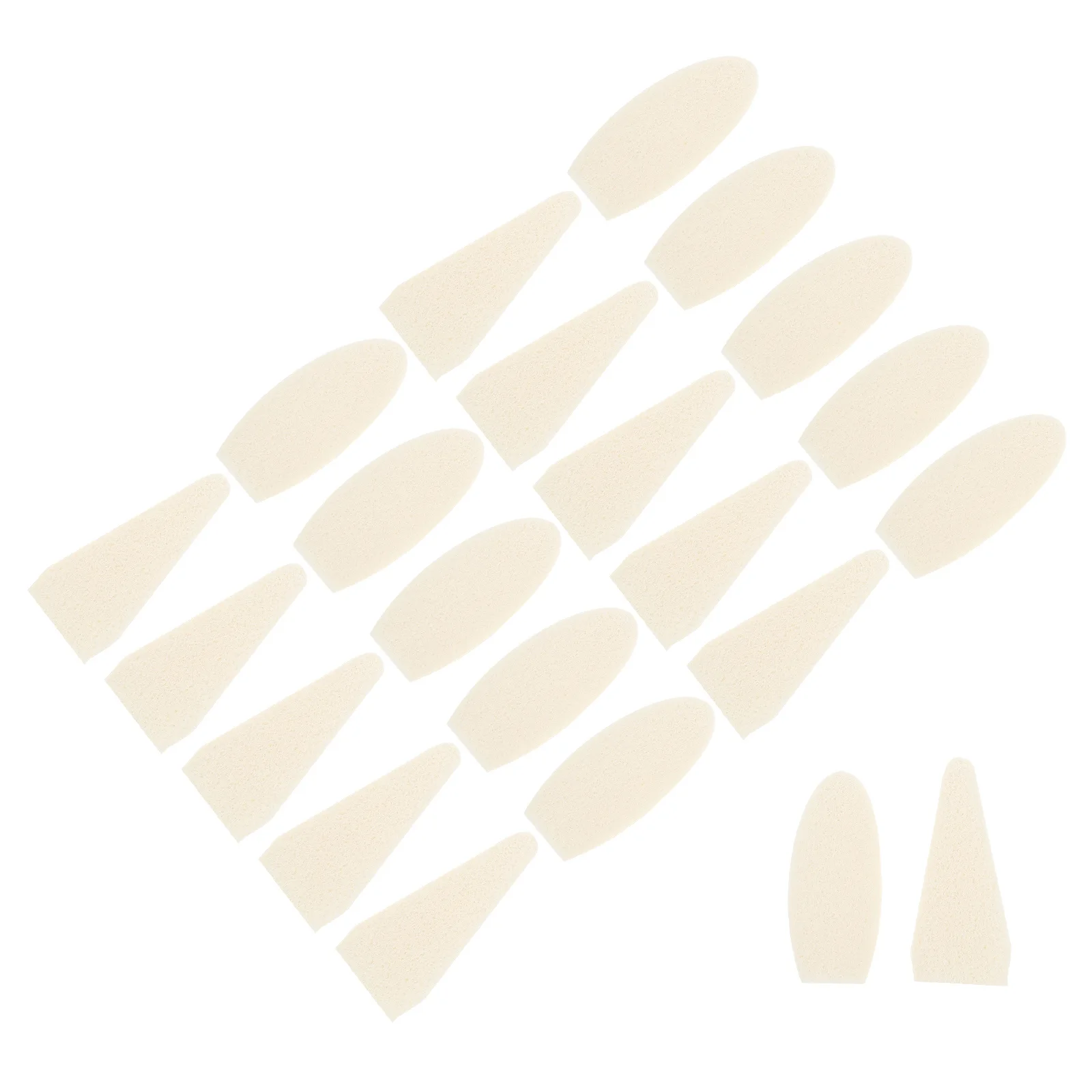 40 Stück Kunstskizzen-Wischwerkzeugköpfe, feine Verarbeitung, Schwammreiben für die Zeichnungskorrektur, professionelles Künstler-Zeichenwerkzeug