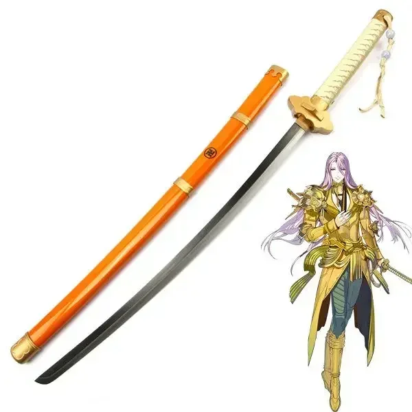 

104cm Cosplay Touken Ranbu Online Hachisukakotetsu Katana weapon Wooden Japan Samurai Sword model toys Anime Costume party gift