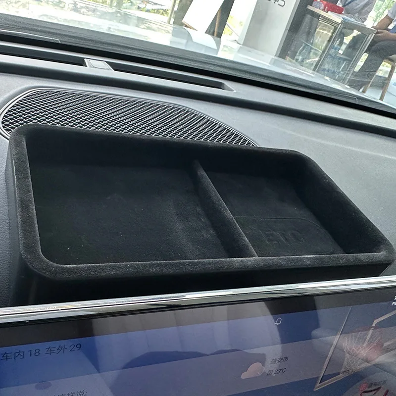 For 2024 BYD Hiace 06DM-i central control screen rear storage box storage box car accessories storage box car gadget