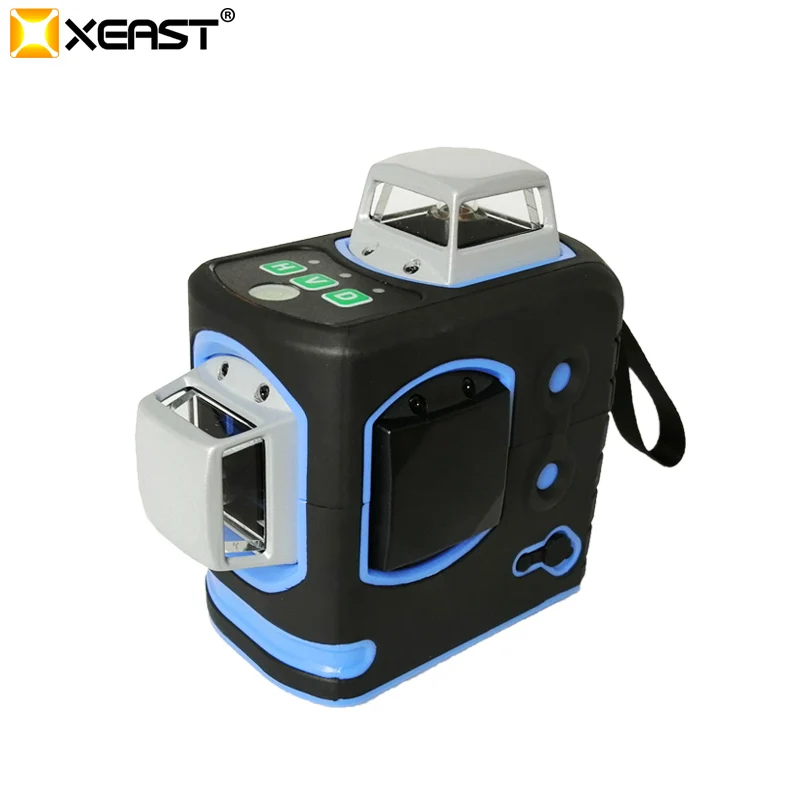 

XEAST Laser Level 8 Lines 3D Self-Leveling 360 Horizontal Vertical Cross Green XE-67G Pro