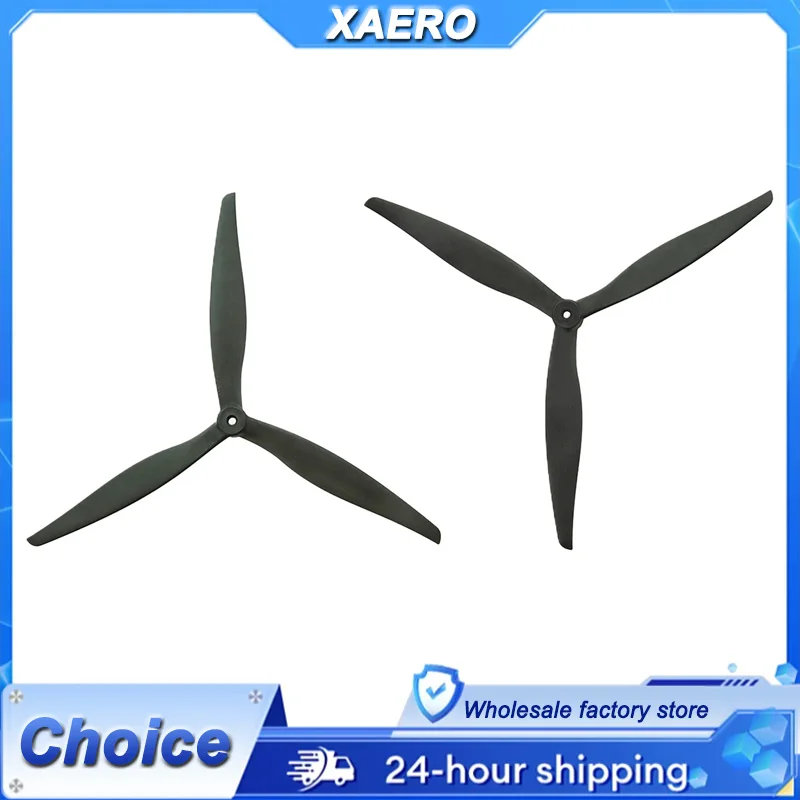 

GEMFAN 1410-3 14 inch FPV Drone Propeller, 3-Blade Glass Fiber Nylon for 5-6 Inch Racing Frame, High Efficiency Stable Flight