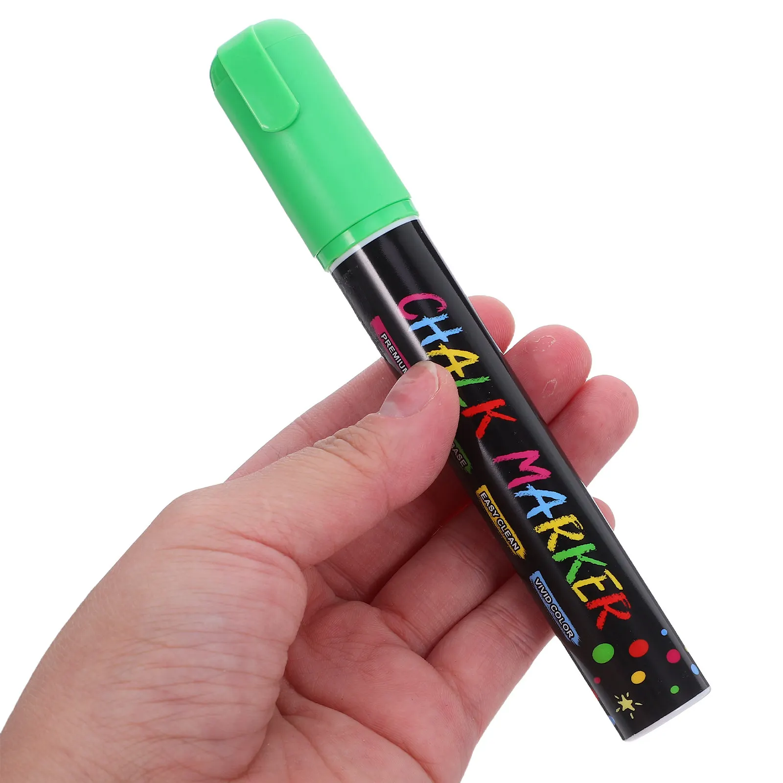 

8Pcs Erasable Liquid Chalk Markers for Blackboard Glass Tiles Metal Whiteboards Wide Tip Bold Lines High Visibility Chalkboard