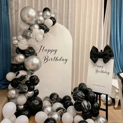 120/150cm Custom Arch Kt Board White Black Custom Name Arch Cutout Backdrop for Birthday Baby Shower Baptism Party Decoration