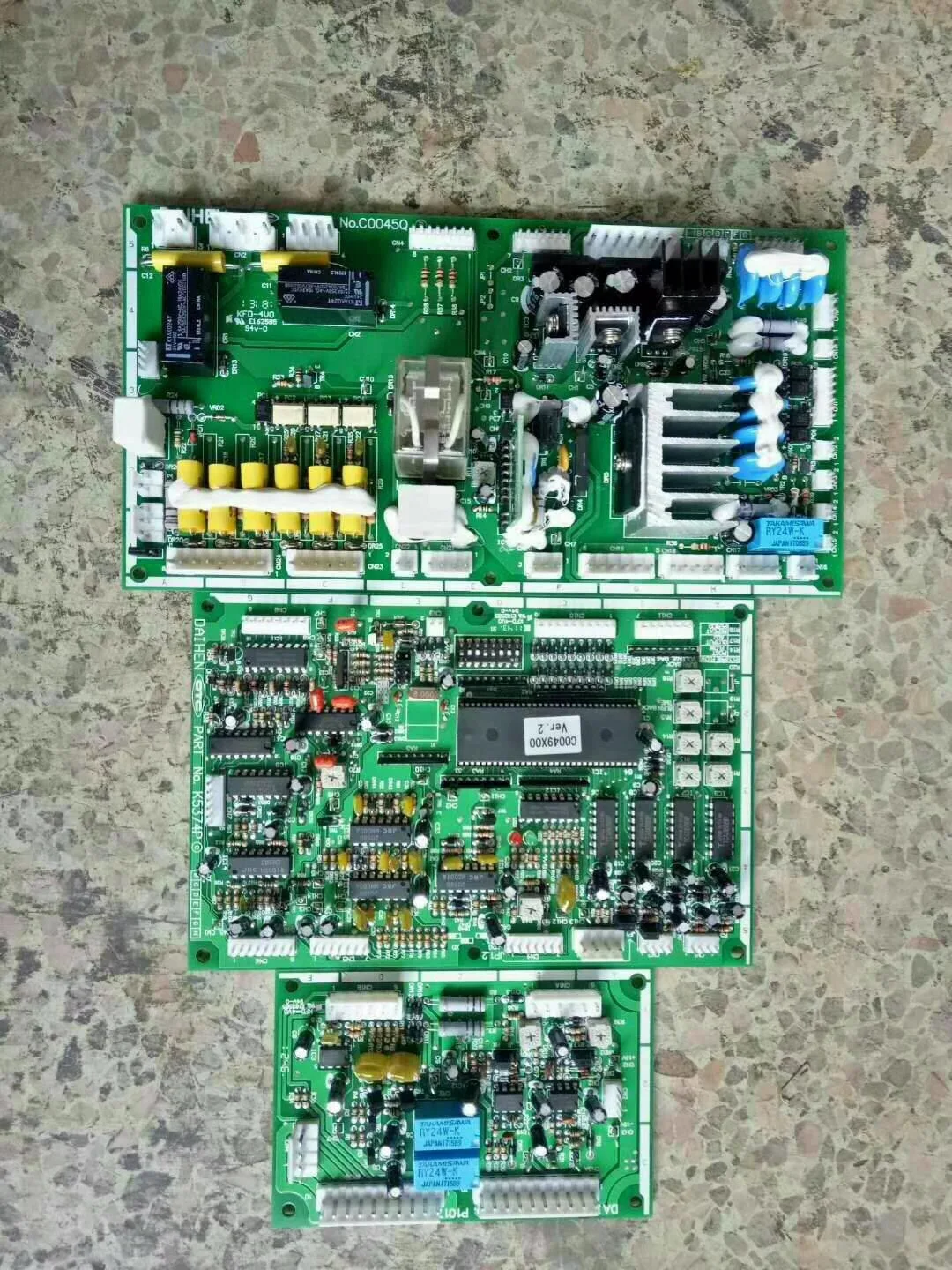 Odyssey OTC Two Protection Welding Machine Xd-350s 500s Control Board Circuit Board C0045q K5374p One Set