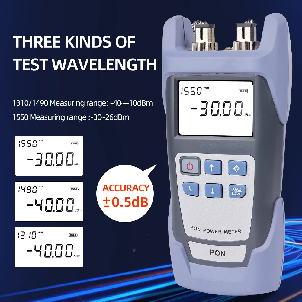 [Resource Verification] Handheld PON Optical Power Meter PON Network Detection Online Test PON Optical Power