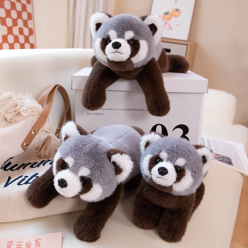 1Pc 45-60CM Stuffed Lovely Animal Raccoon Plush Toys Cute Orange Raccoon Bear Plushie Pillow Sofa Cushion Cartoon Birthday Gift