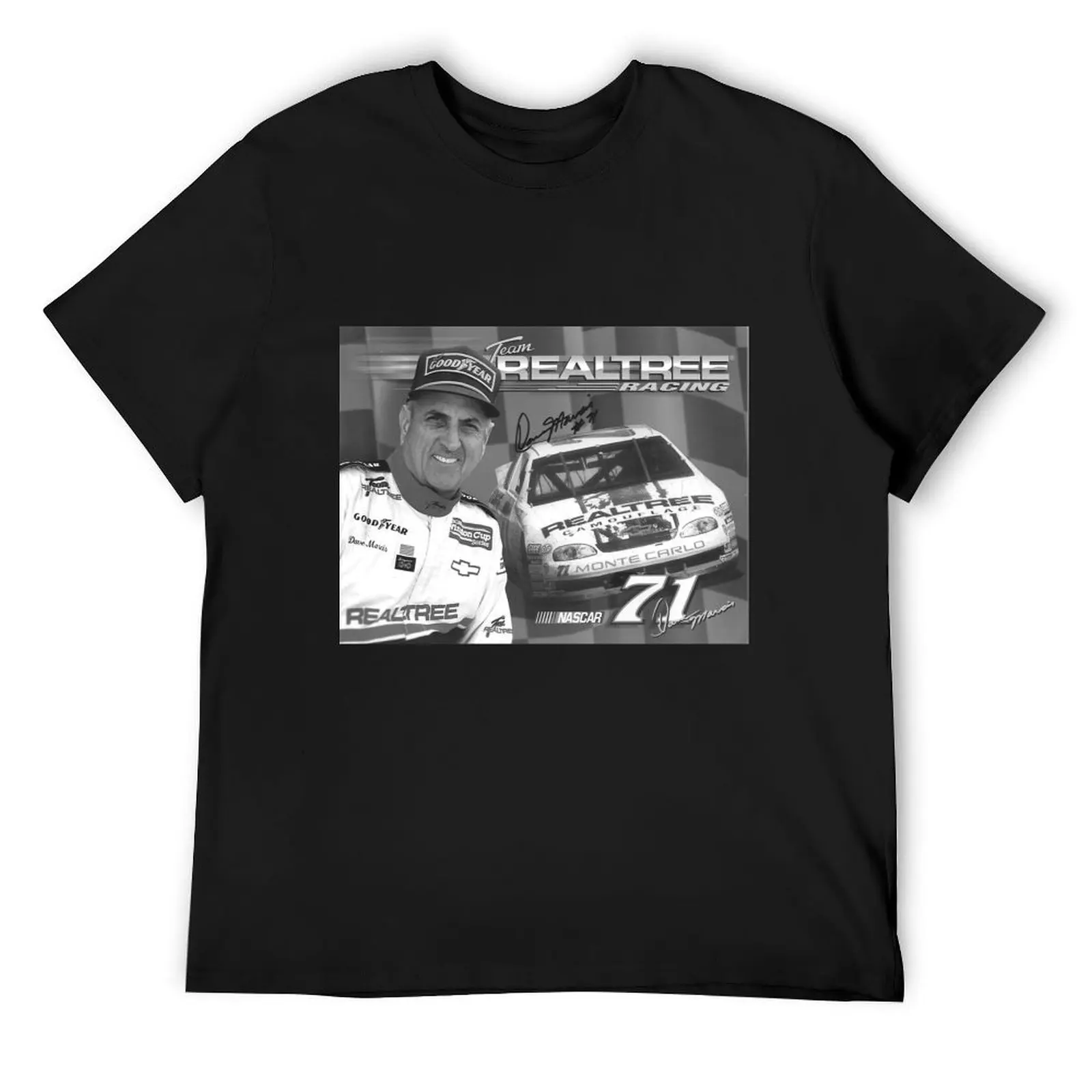 Dave Marcis automotive T-Shirt new edition hippie clothes blacks funny t shirts for men