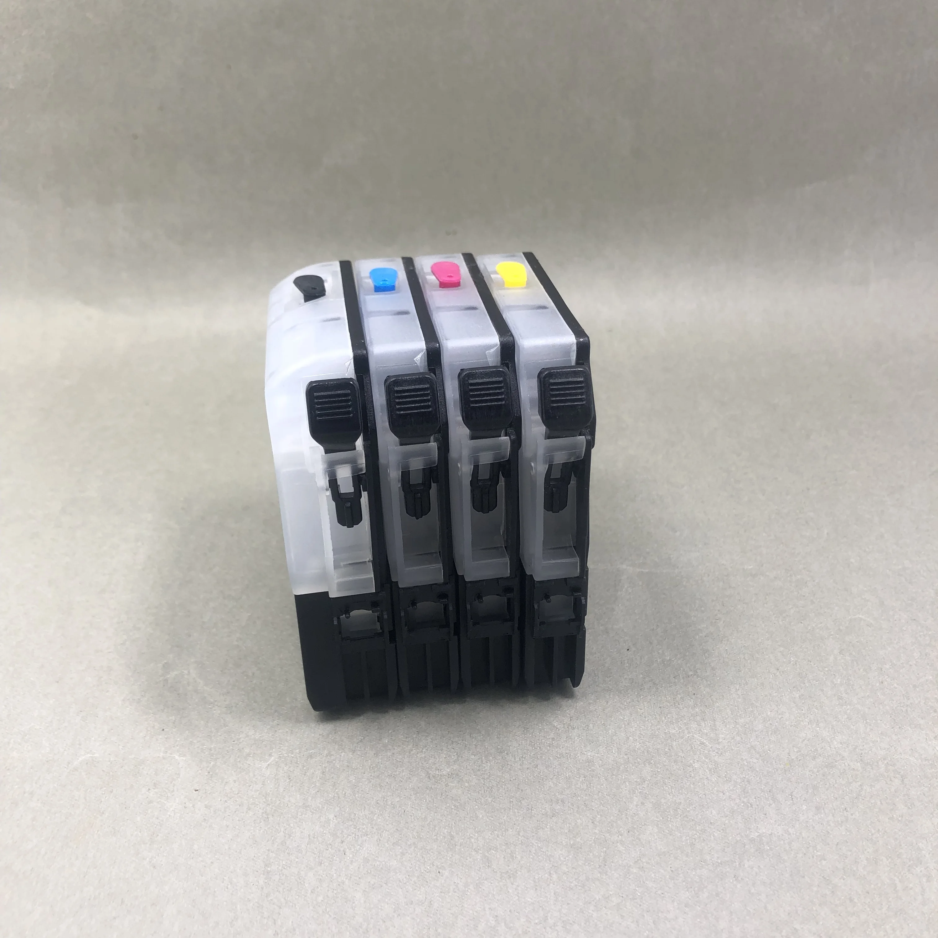 1Set Empty Refillable Ink Cartridge without Chip for Brother LC103 LC123 LC133 LC163 LC563 LC583 DCP-J4110DW/J132W/J152W/J552DW