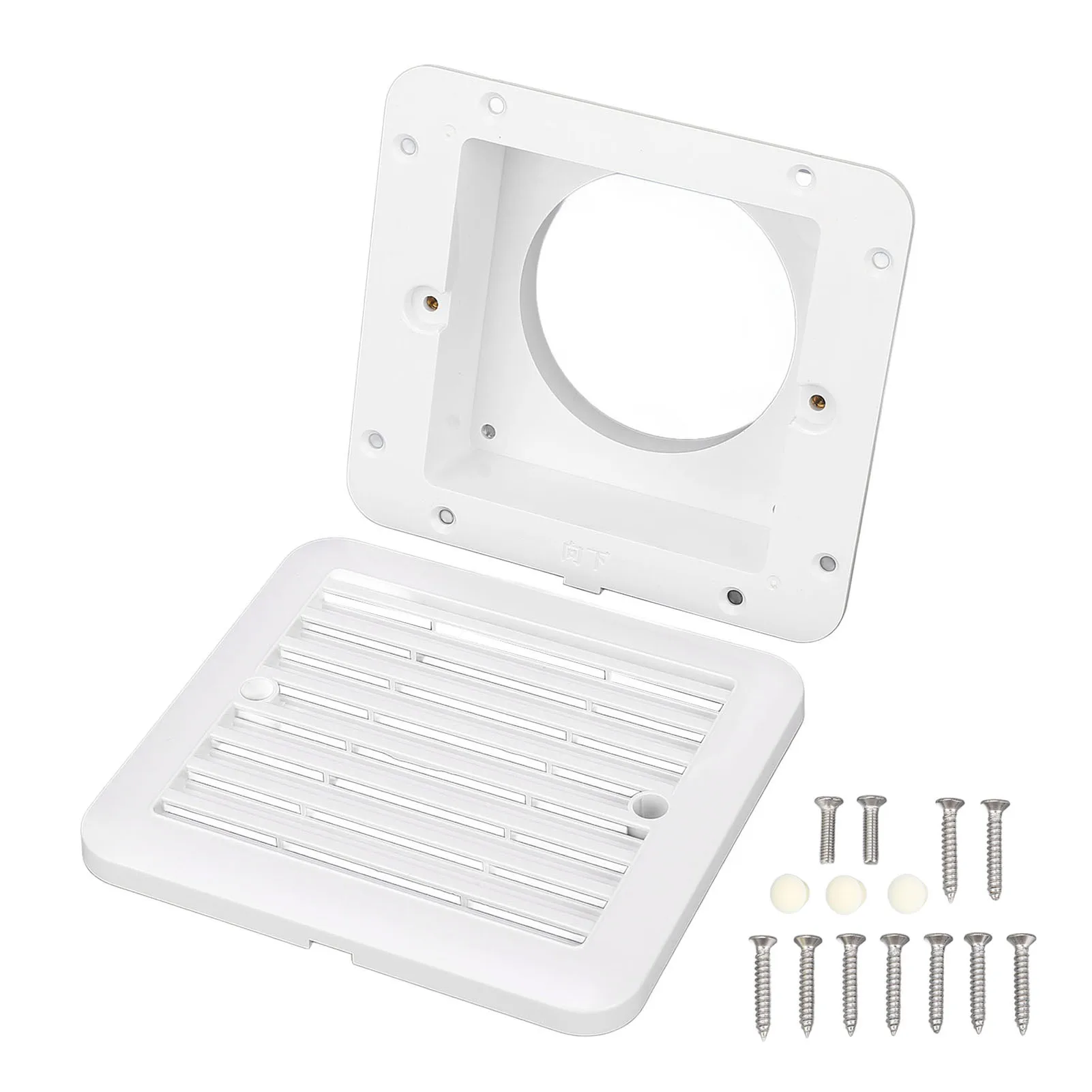 RV Air Vent Outlet Grille Panel Deformation Proof RV Side Ventilation Grille Versatile Anti Fade Easy Installation for