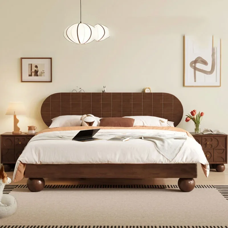 d*-Massage Capsule Bed Human Dog Design Sofa Headboards Tatami Simple Massage Bed Sleeping Wooden Lounge Suite Furniture./