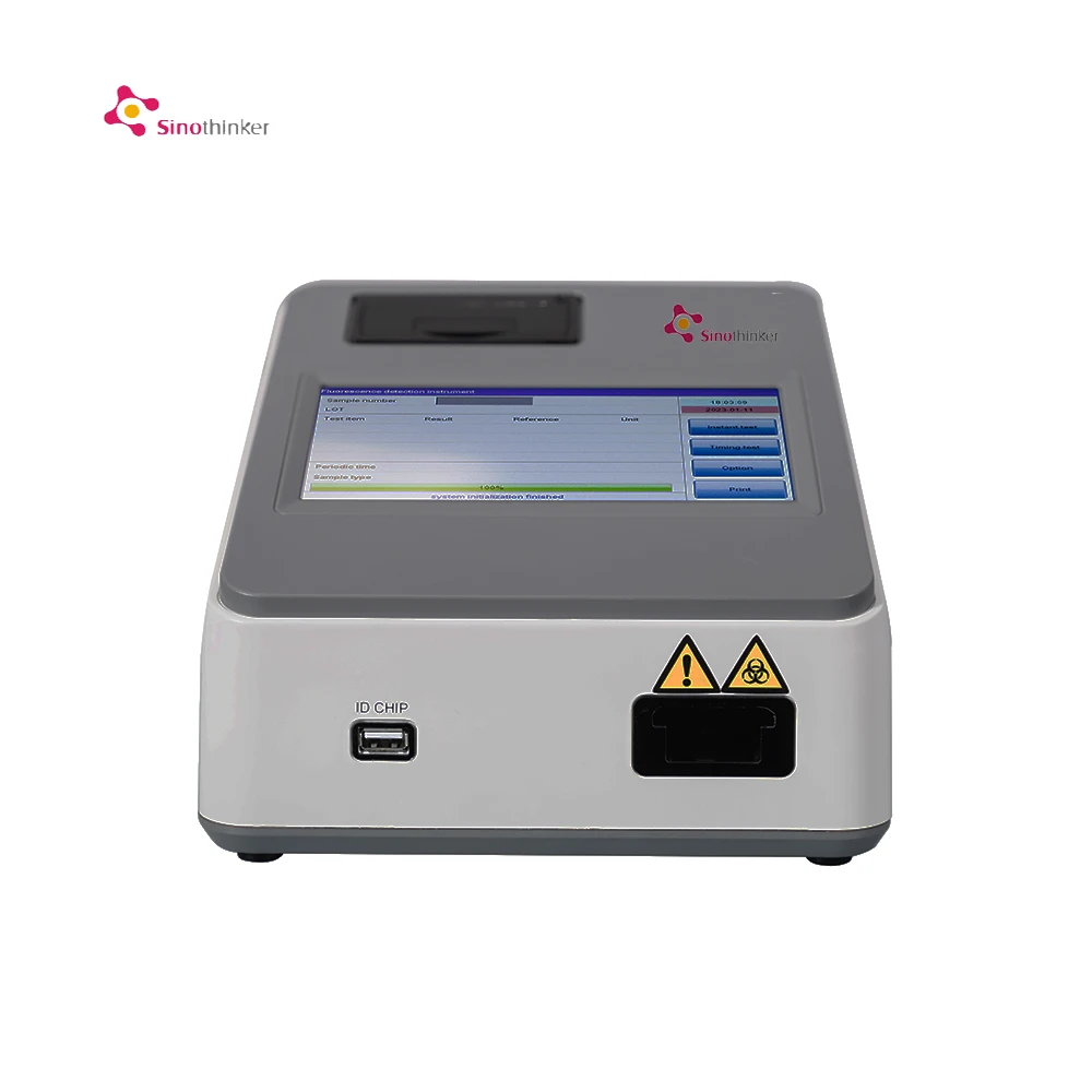 

Chinese Manufacturer Sinothinker Reliable Rapid Quantitative Test Poct Dry Fluorescent Immunoanalyzer Analyzer Rapid Test SK1000